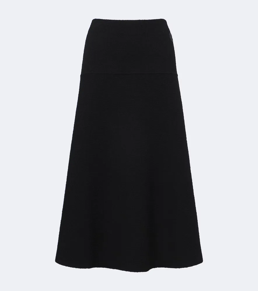 Knitted Wool-Blend Skirt by Moncler