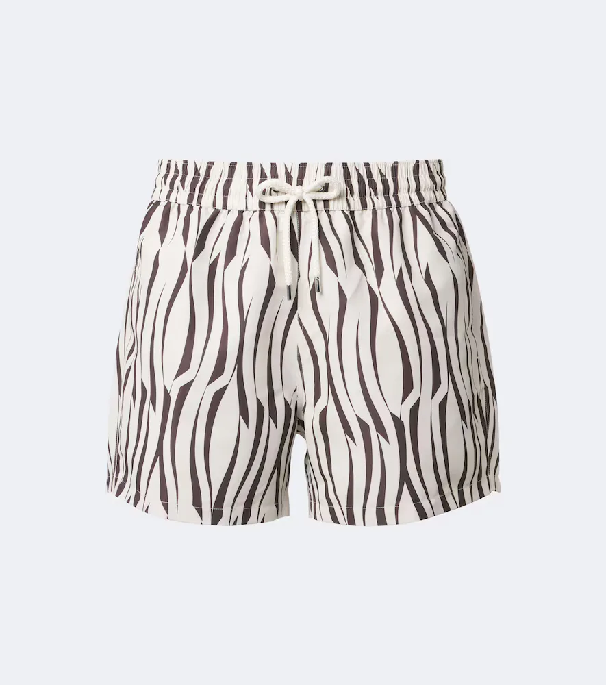 Rio Printed Swim Trunks by Frescobol Carioca