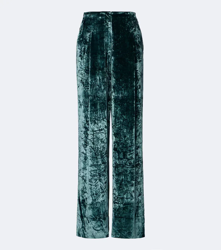 Elan Velvet Wide-Leg Pants by Ulla Johnson
