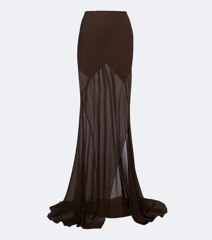 Oryx Georgette Maxi Skirt by De La Vali