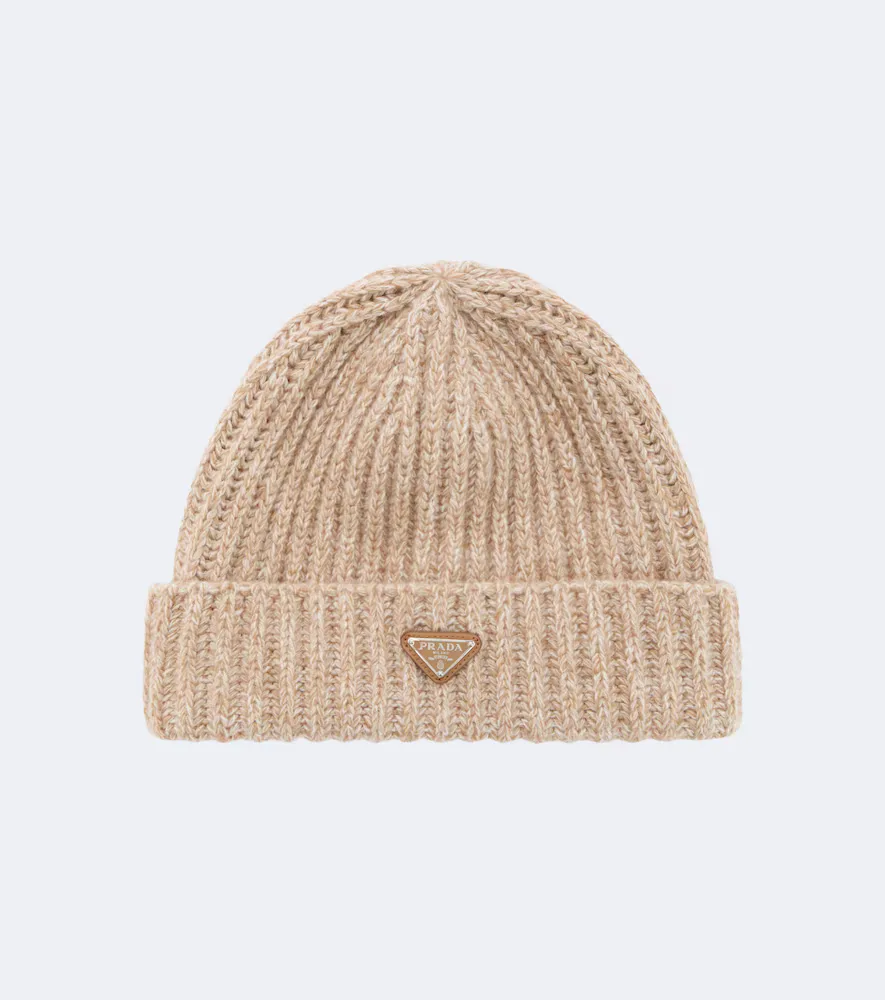 Wool and Cashmere Beanie by Prada