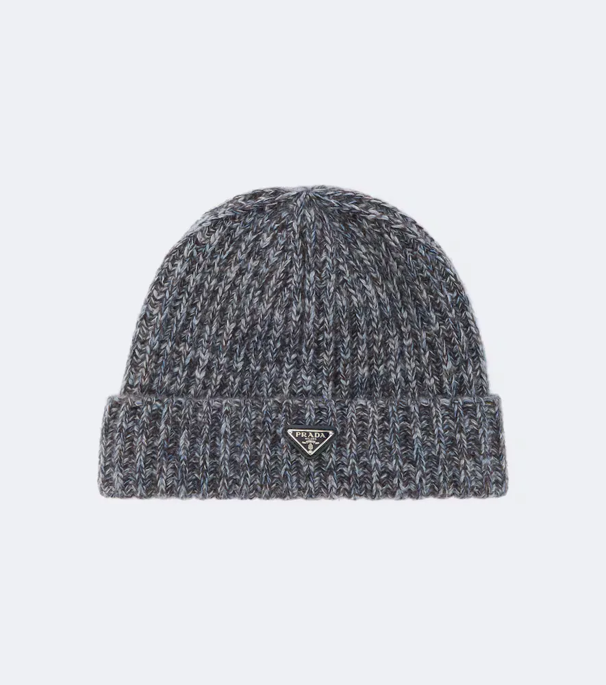 Wool and Cashmere Beanie by Prada