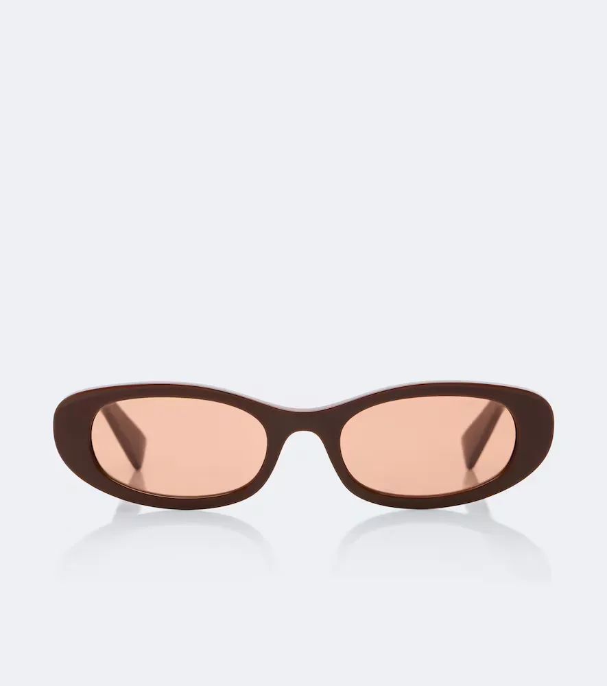 Signature Oval Sunglasses by Miu Miu