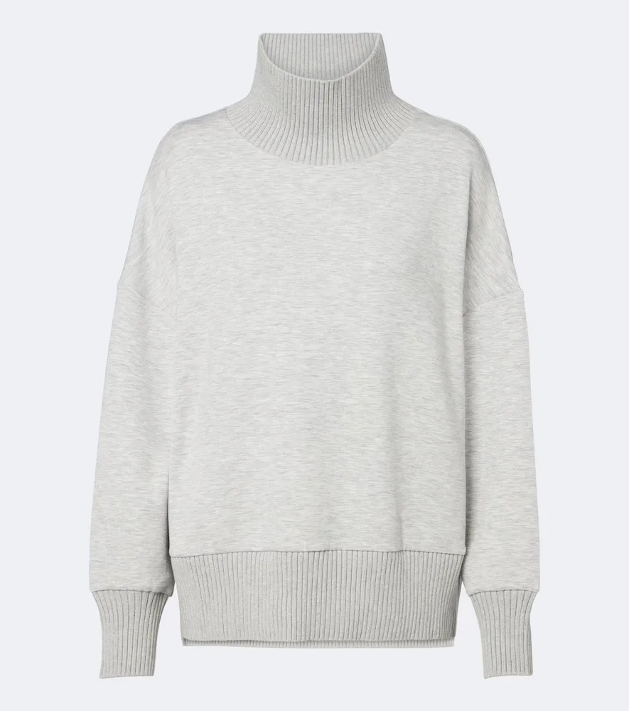 Barker Oversized Jersey Turtleneck Sweater