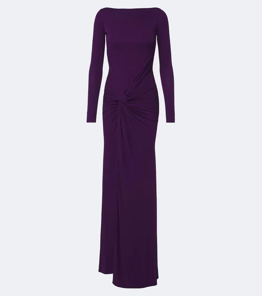 Gathered Jersey Gown