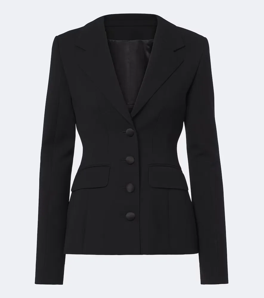 Virgin Wool Crêpe Blazer by Dolce&Gabbana