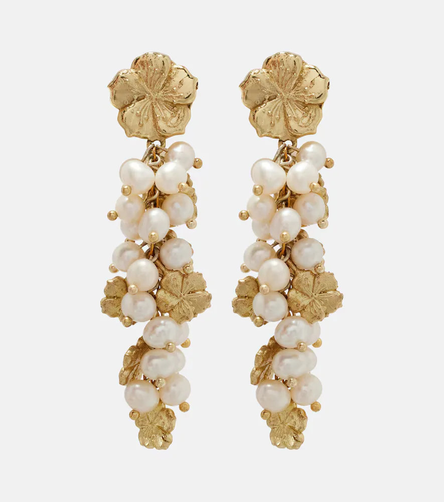 Almais Team Spirit Gold-Plated Earrings