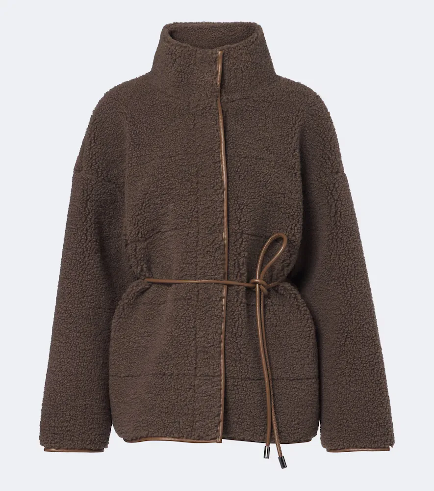 Kimberly Belted Teddy Jacket by Bogner
