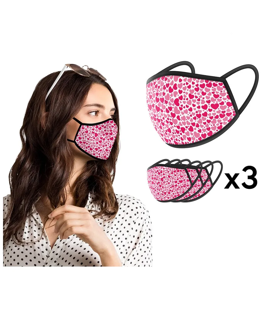 Pink Hearts Face Mask by World Tech Toys