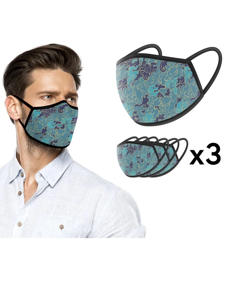 Vector Blue Flames Face Mask by World Tech Toys