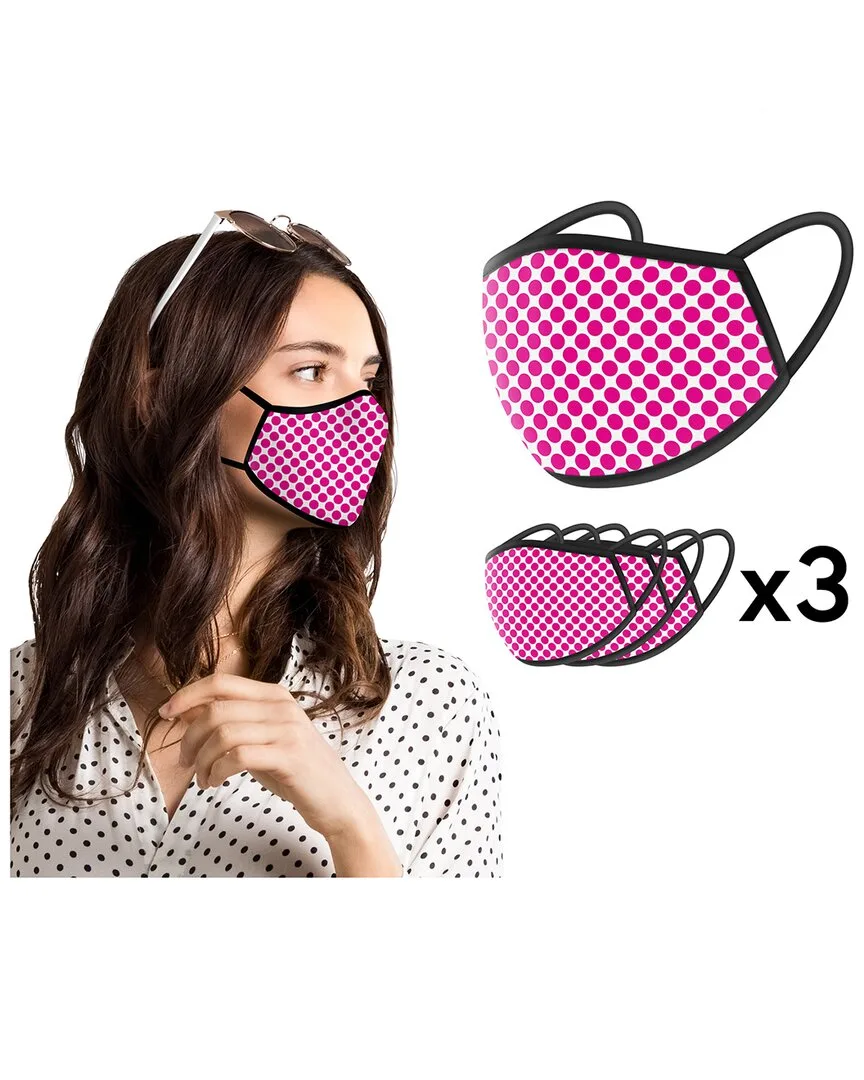 Pink Polka Dot Face Mask by World Tech Toys