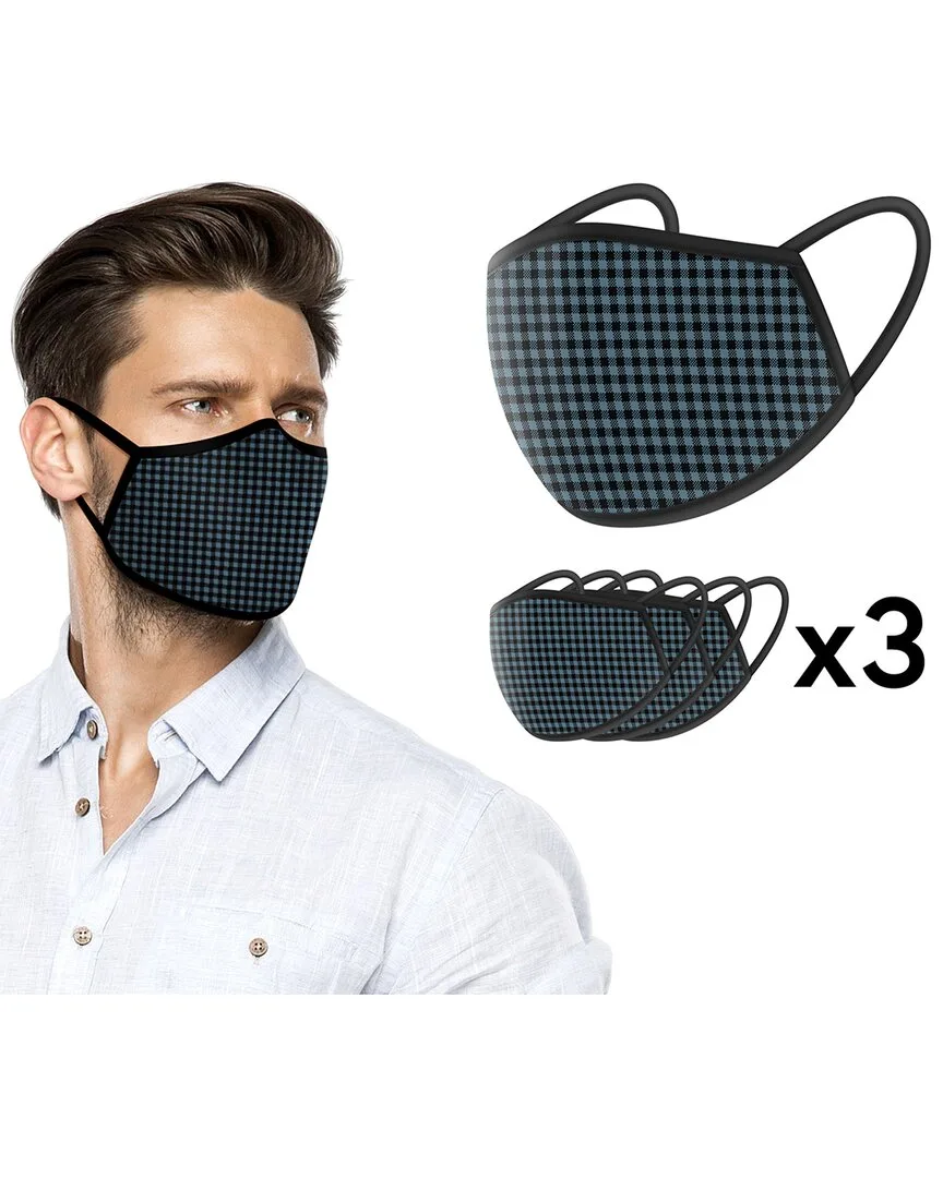 Blue Flannel Face Mask by World Tech Toys