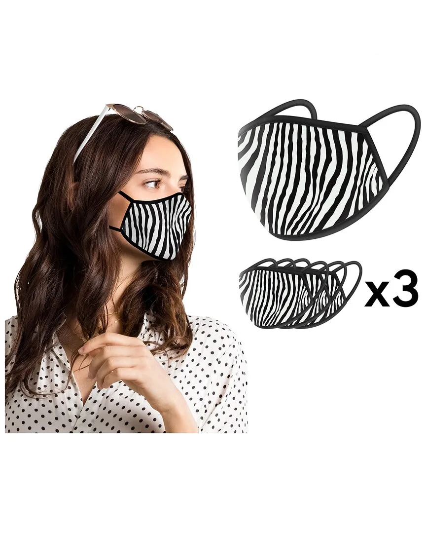 Zebra Pattern Face Mask by World Tech Toys