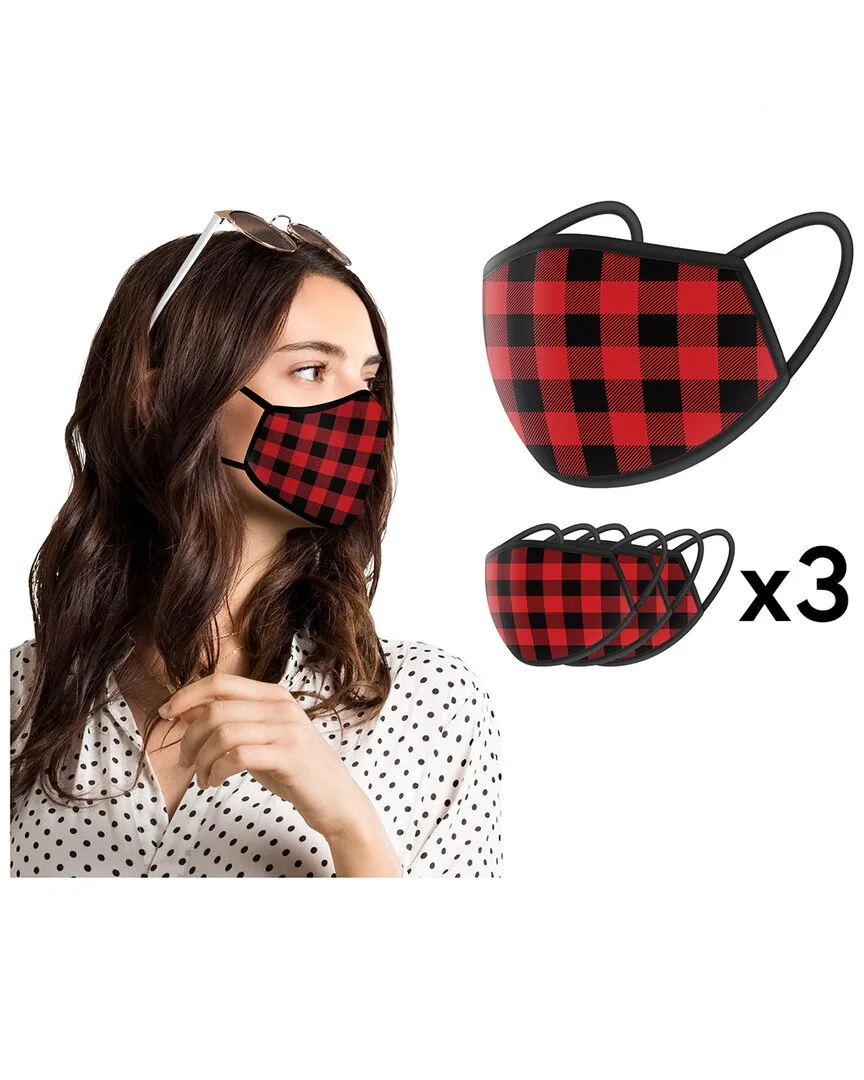 Red Flannel Face Mask by World Tech Toys