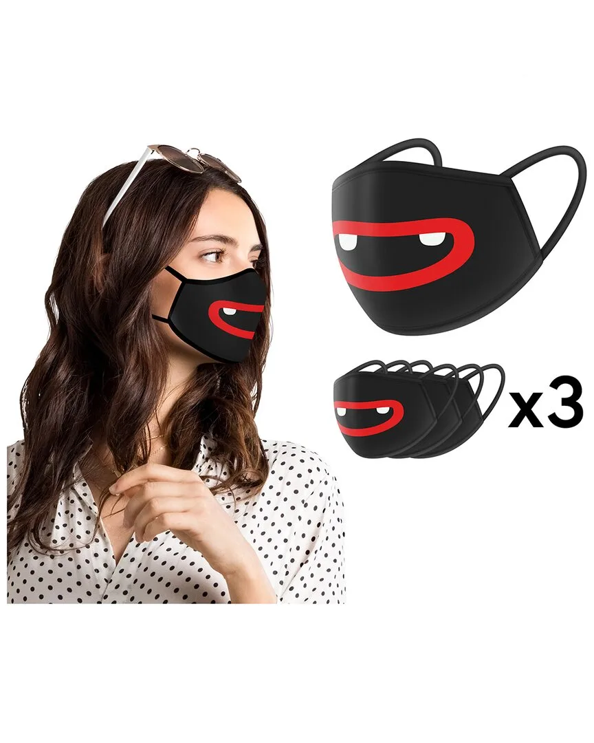 Cartoon Mouth Smiling Missing Teeth Face Mask by World Tech Toys