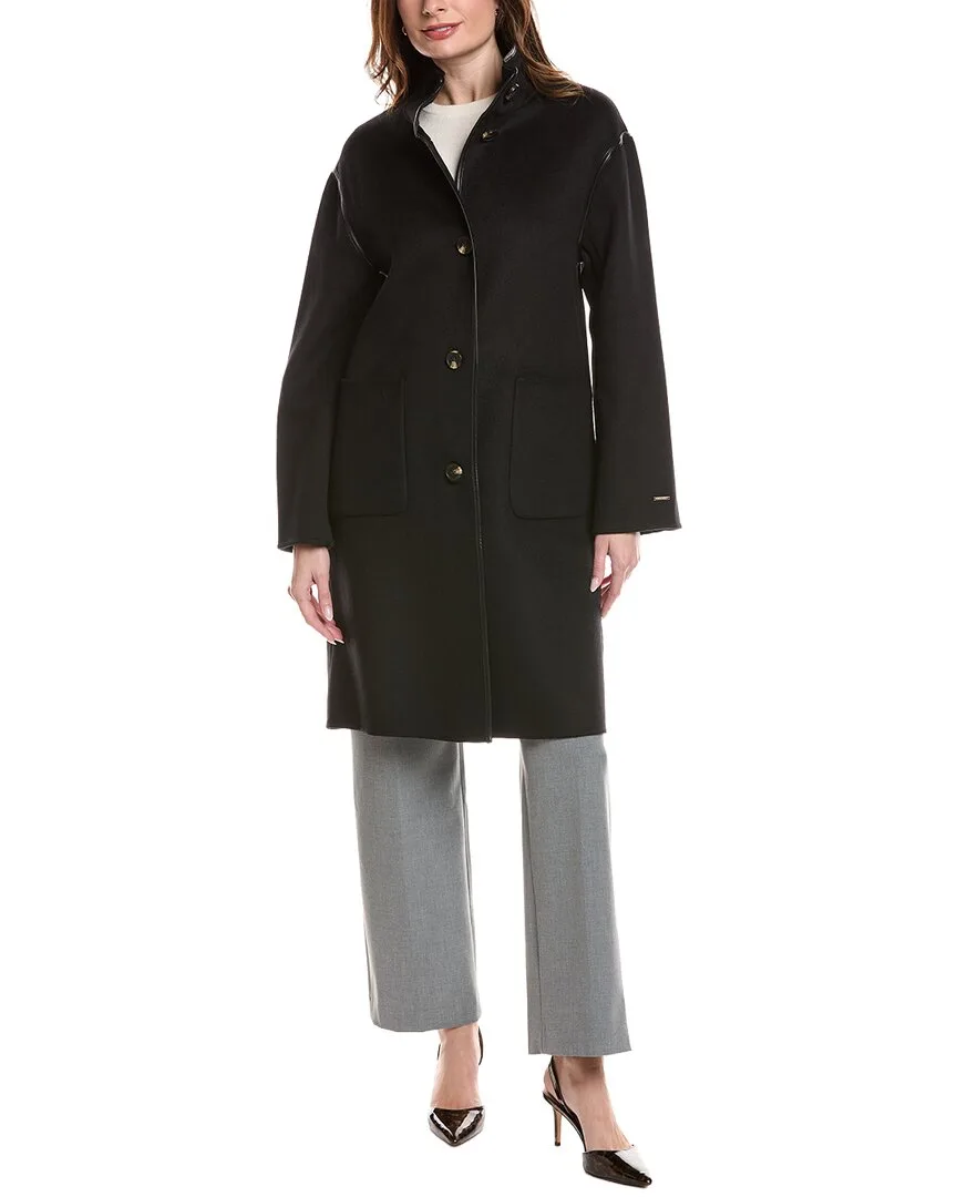 Sydney Long Wool-Blend Coat