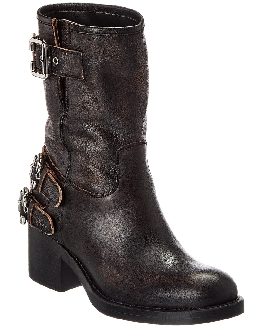 Dakota Leather Bootie by Chloé