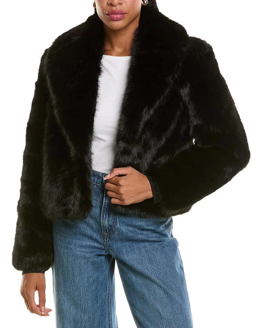 Stella + Lorenzo Faux Fur Coat by Stella  Lorenzo