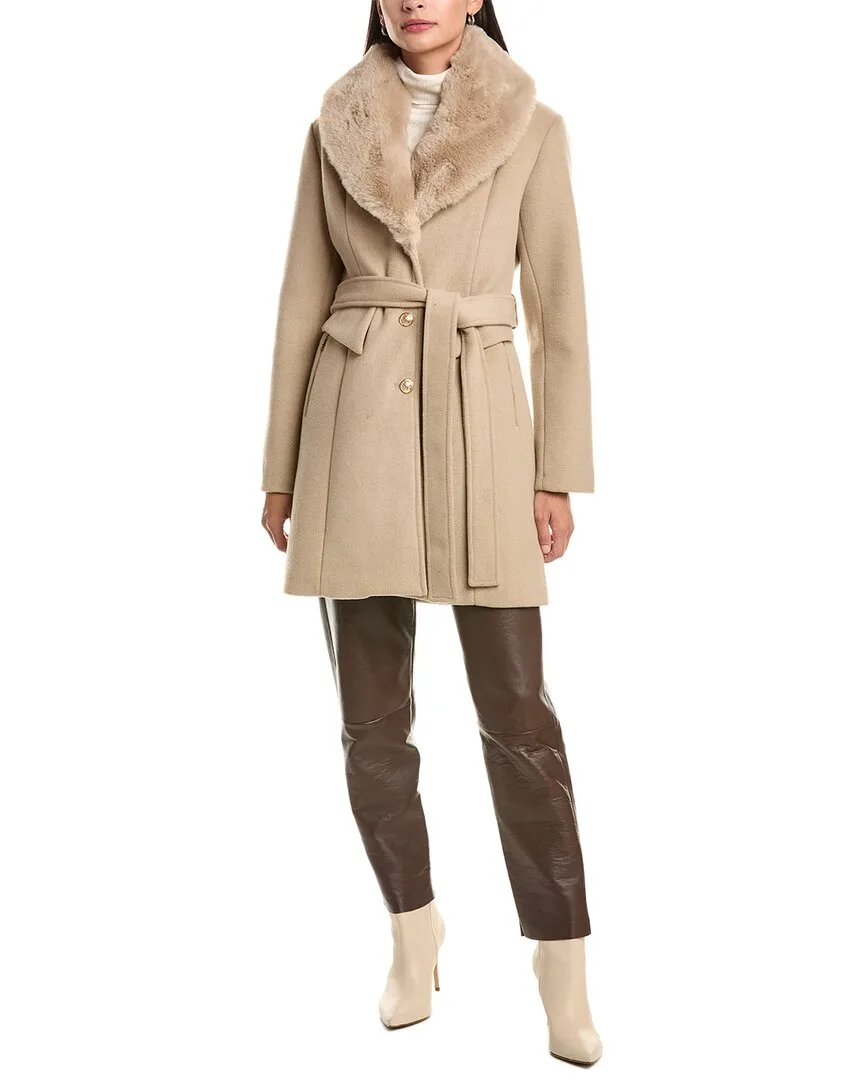 Soft Faux Fur Coat by La Fiorentina