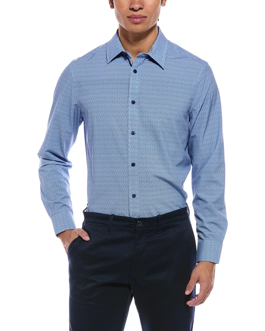 4-Way Printed Woven Sport Shirt