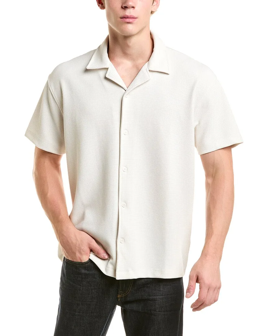 Denver Textured Stripe Top by Reiss