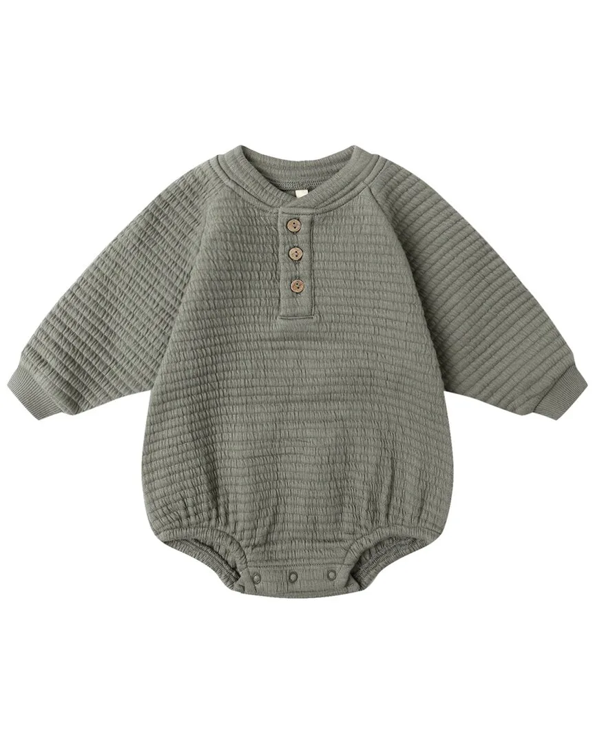 Henley Bubble Romper by Quincy Mae