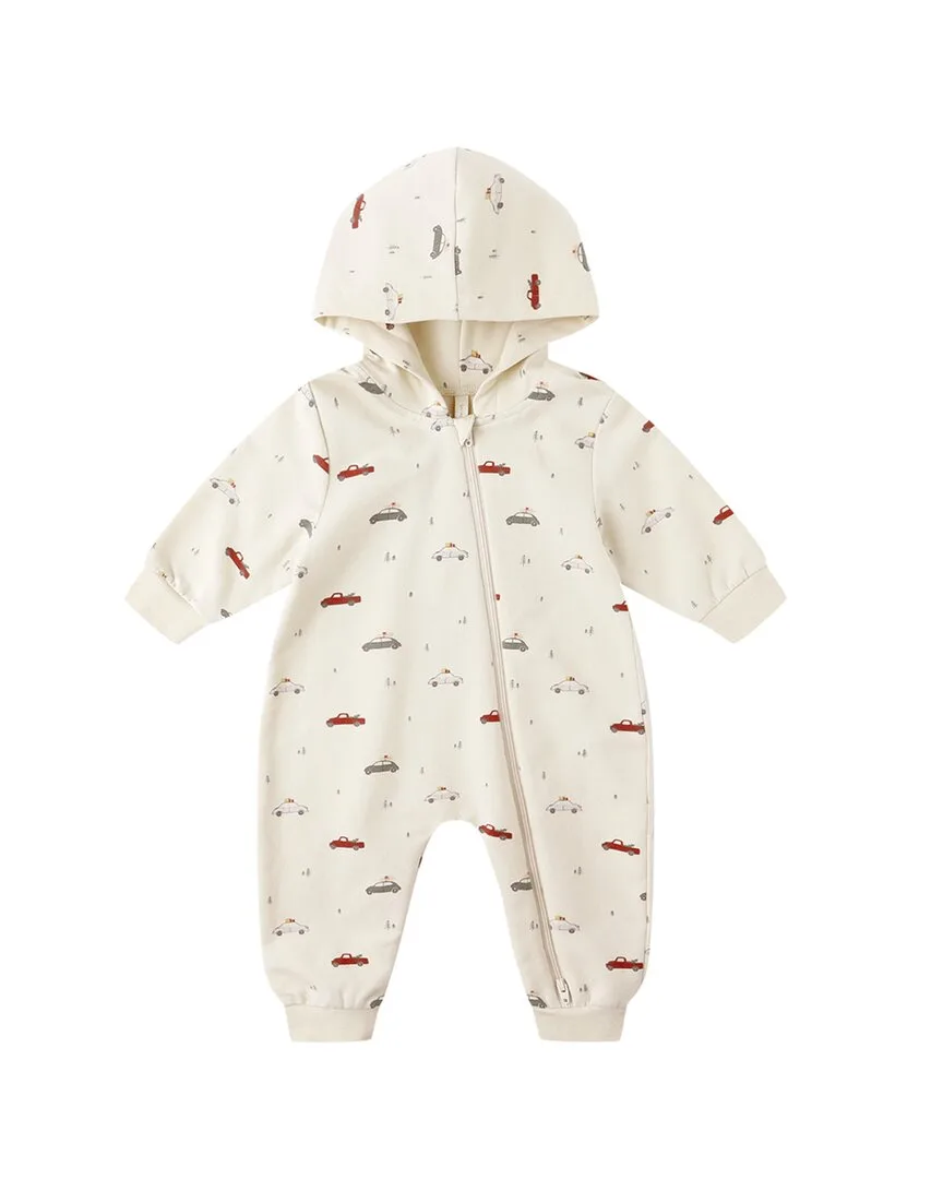 Hooded Jumpsuit by Quincy Mae