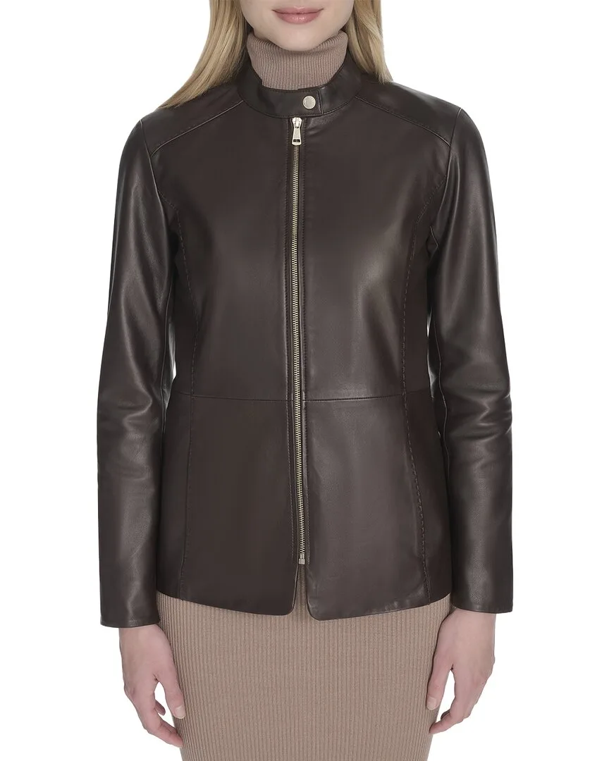 Smooth Lamb Jacket by COLE HAAN