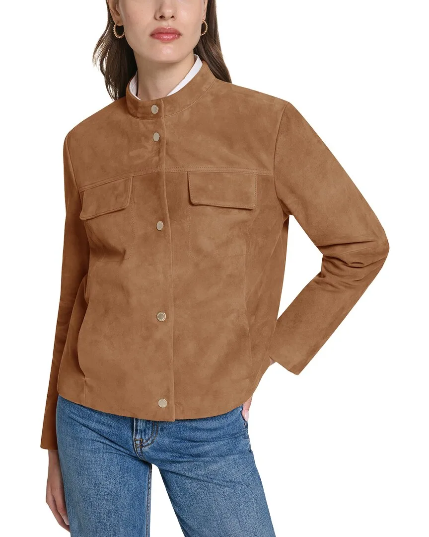 Goat Suede Jacket by COLE HAAN