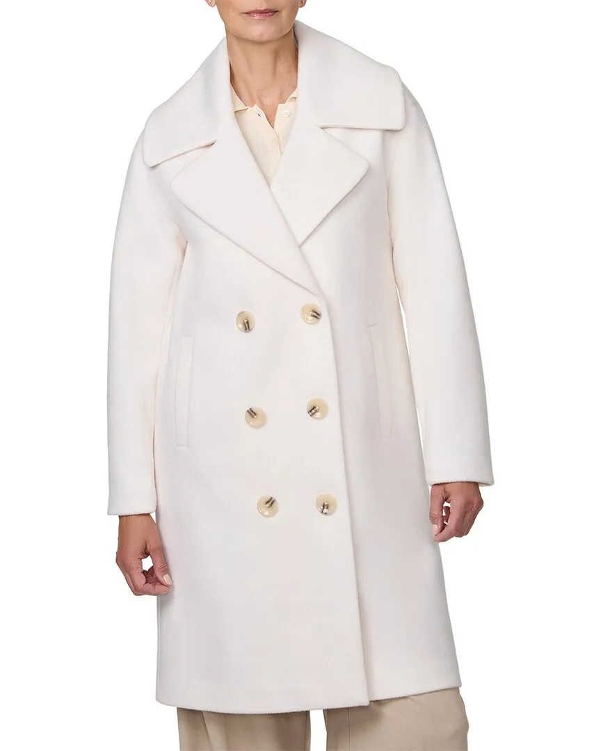 Long Wool-Blend Coat