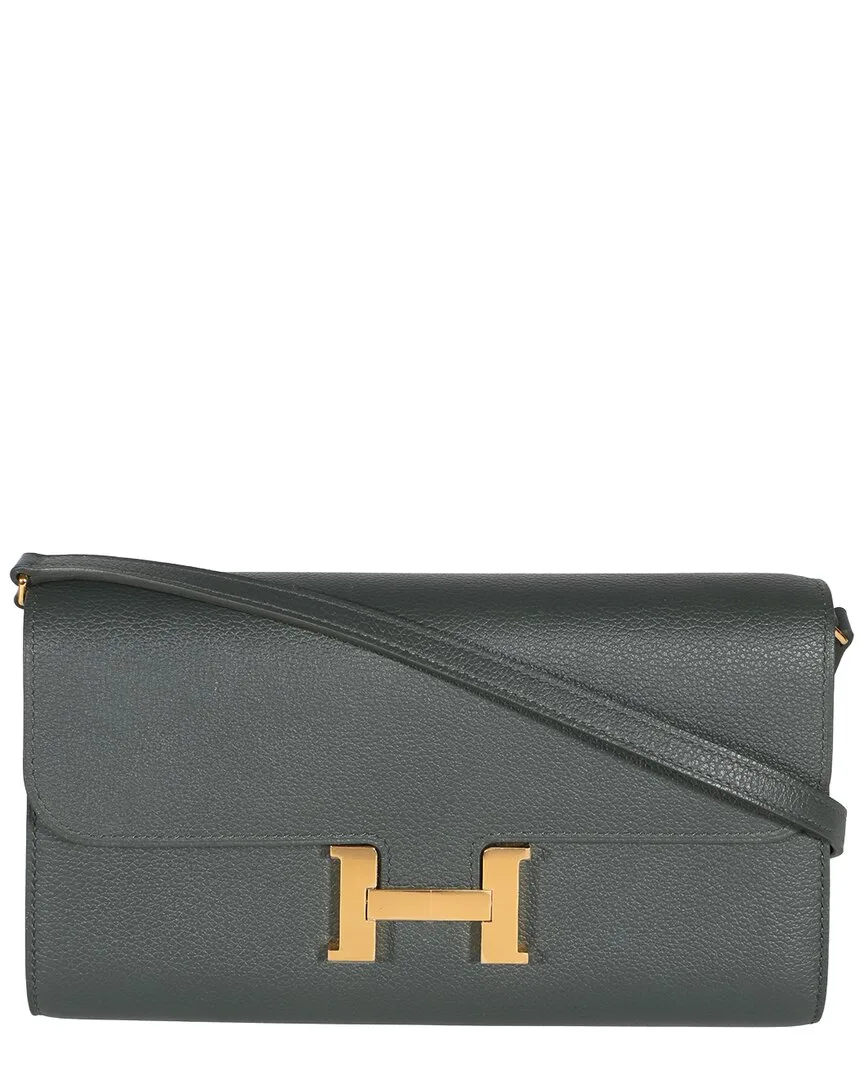 Vert Mangrove Evercolor Constance to Go Wallet Ghw