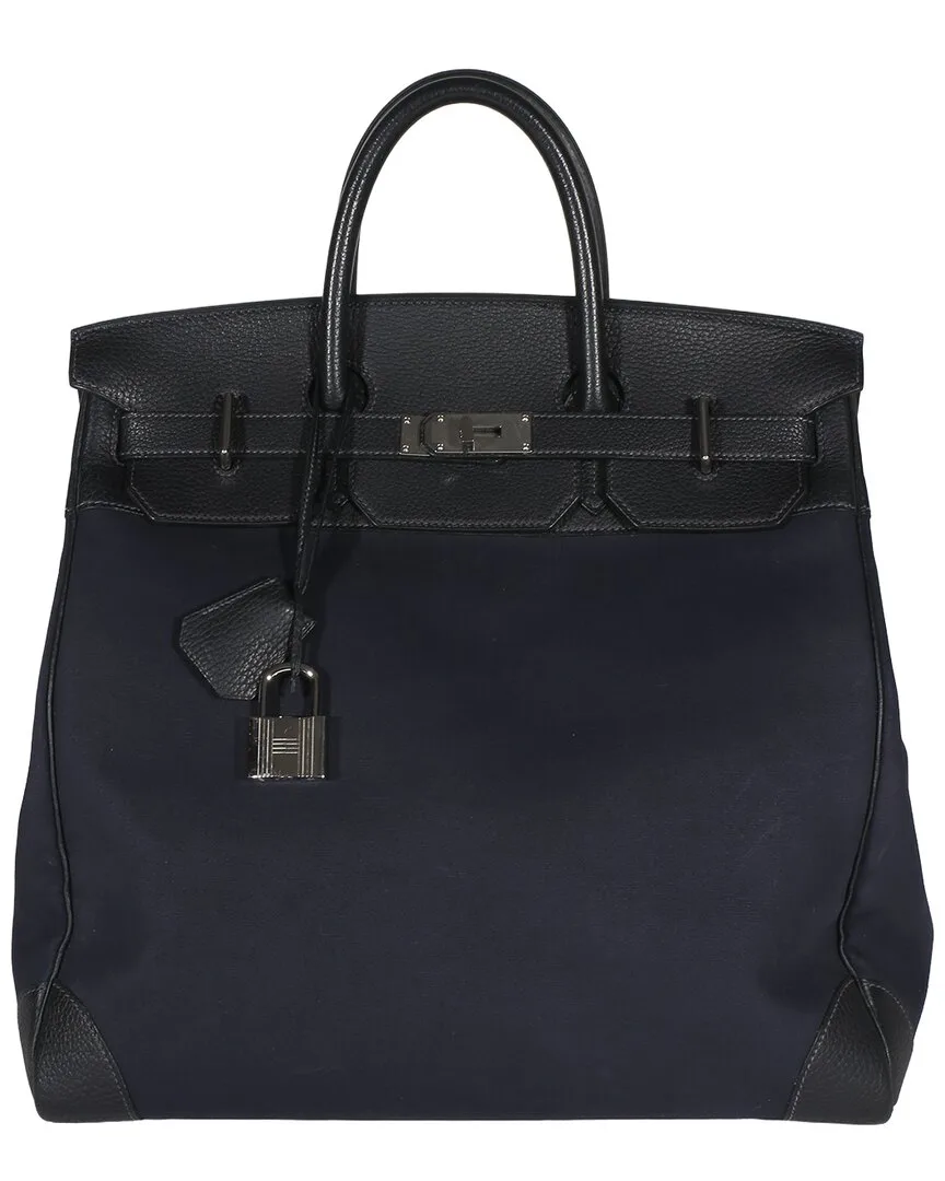 Bleu Indigo Toile Officier Fjord Hac 40 Phw by Herms