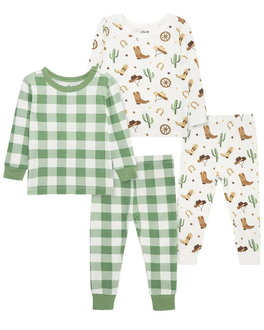 4Pc Cowboy Bamboo Pajama Set by Little Me