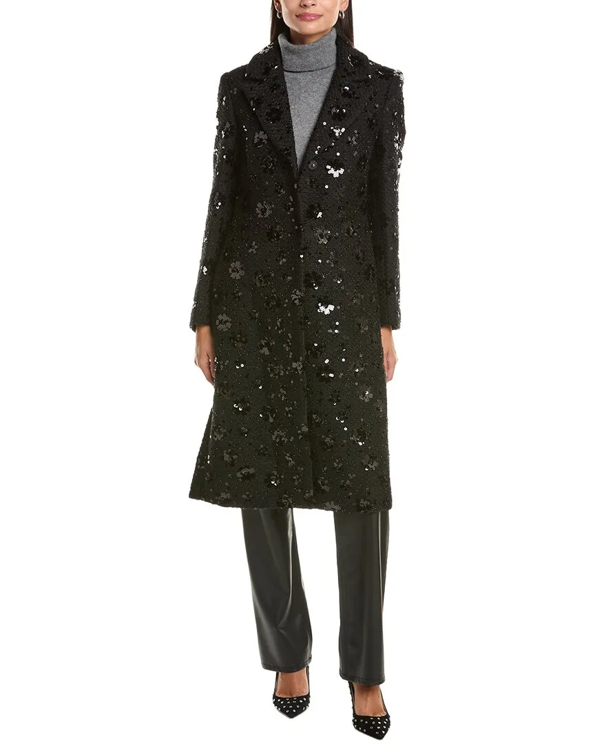 Sequin Embroidered Coat by CeCe
