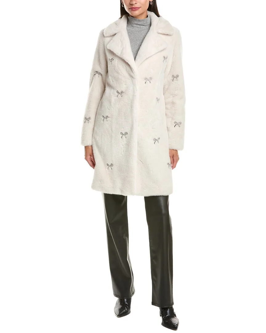 Bow Detail Coat by CeCe
