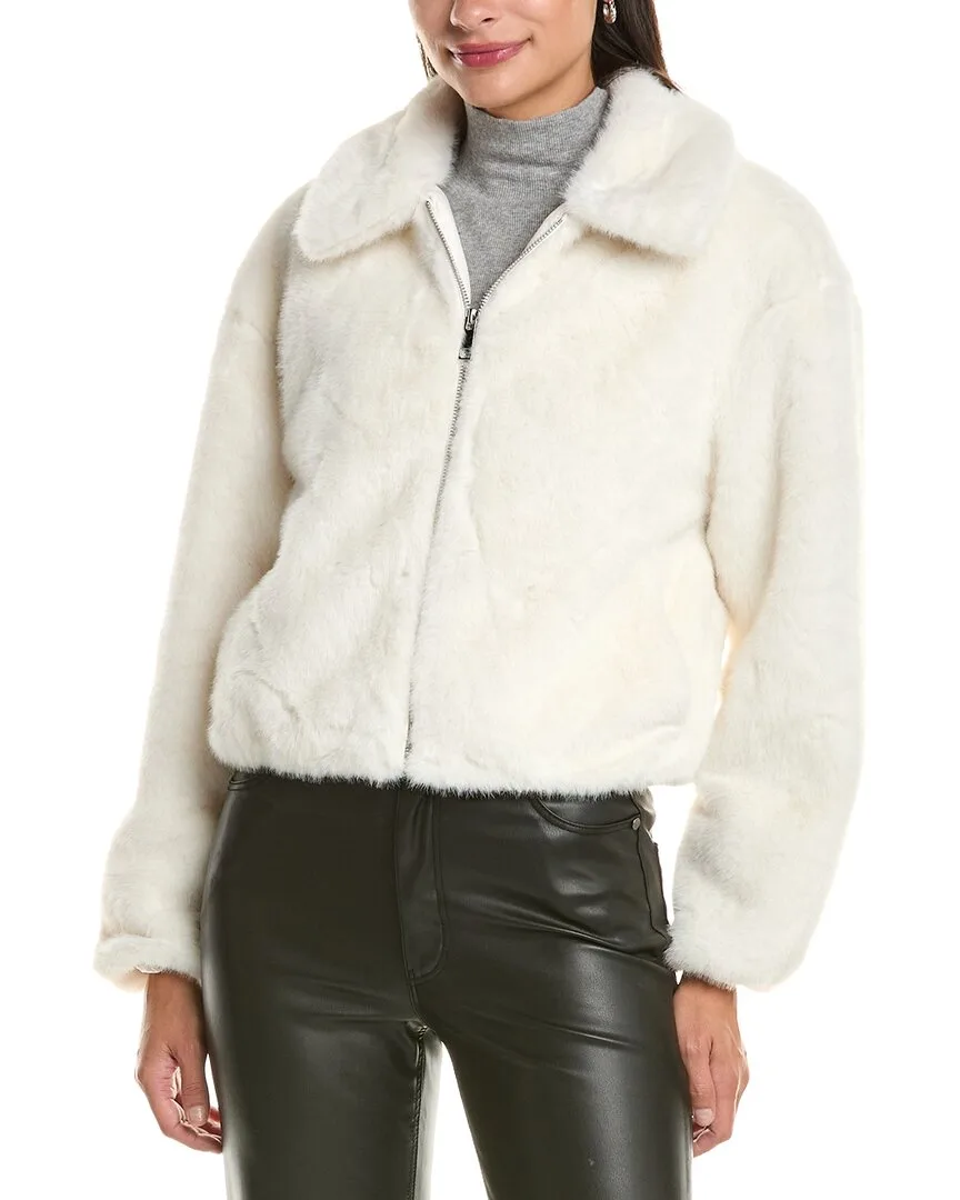 Zip Front Short Blouson Jacket by CeCe