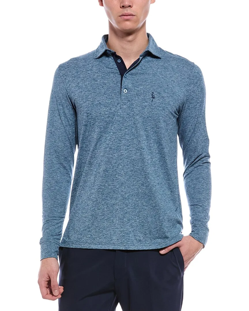 Brushed Melange Polo Shirt