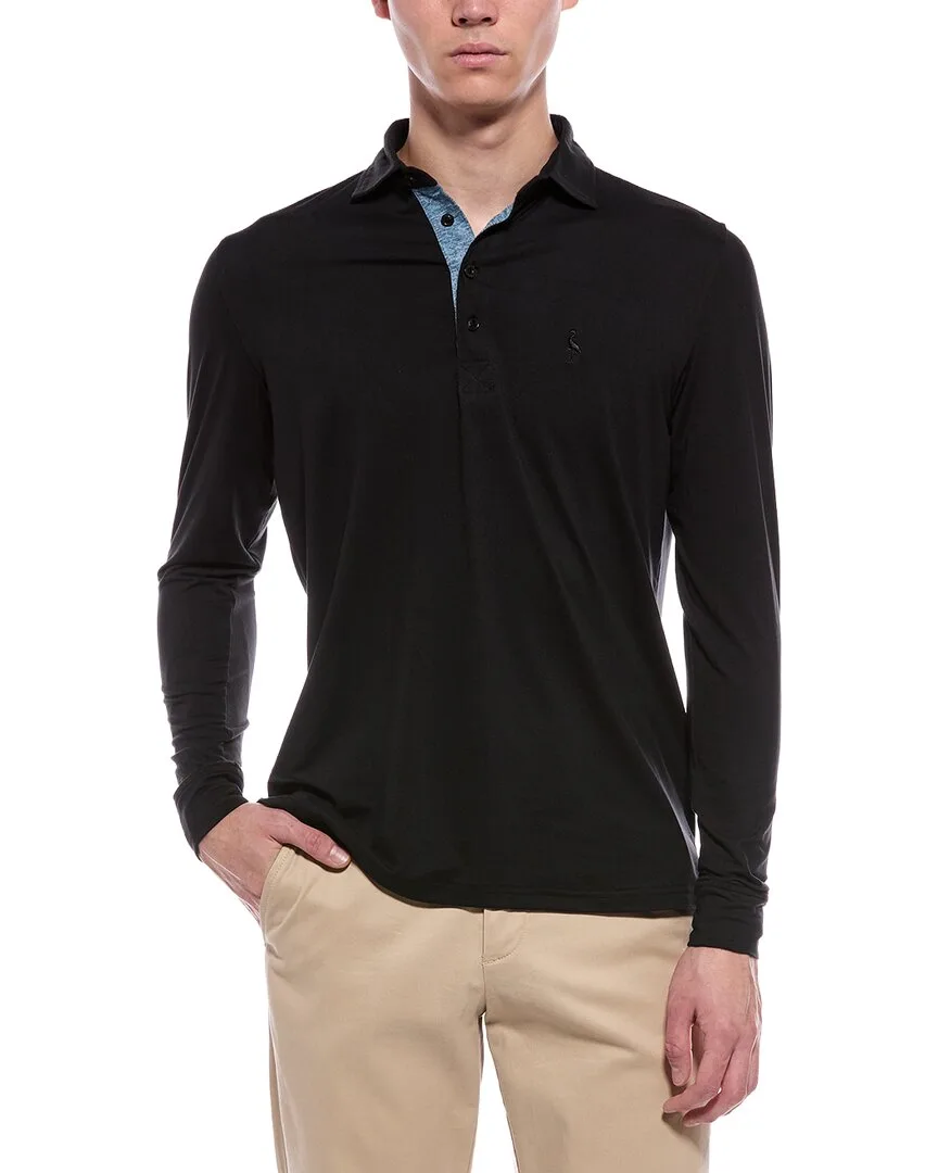 Brushed Melange Polo Shirt