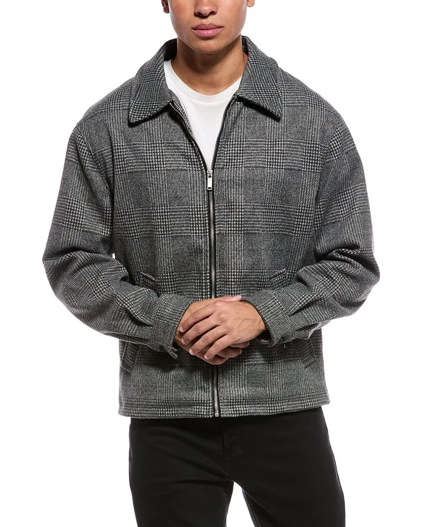 Plaid Zip Jacket by Jason Wu