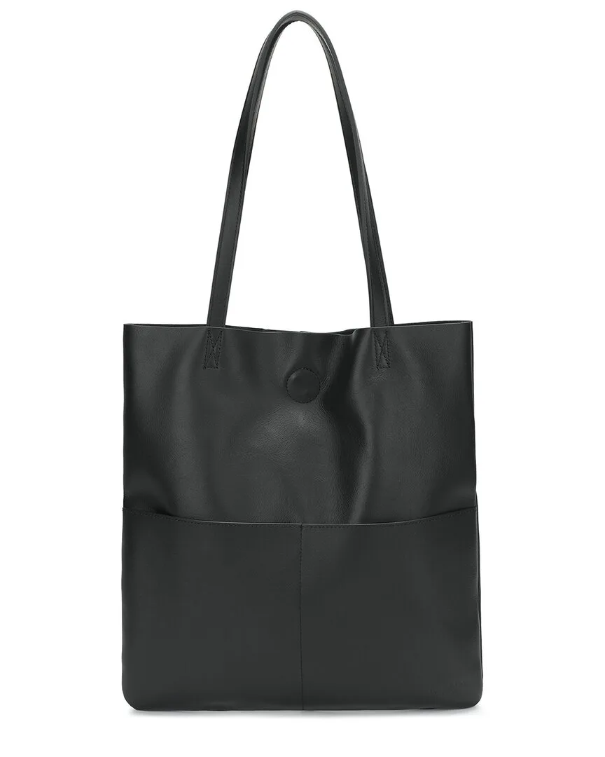 Everyday Pebble Leather Tote by Tiffany & Fred Paris