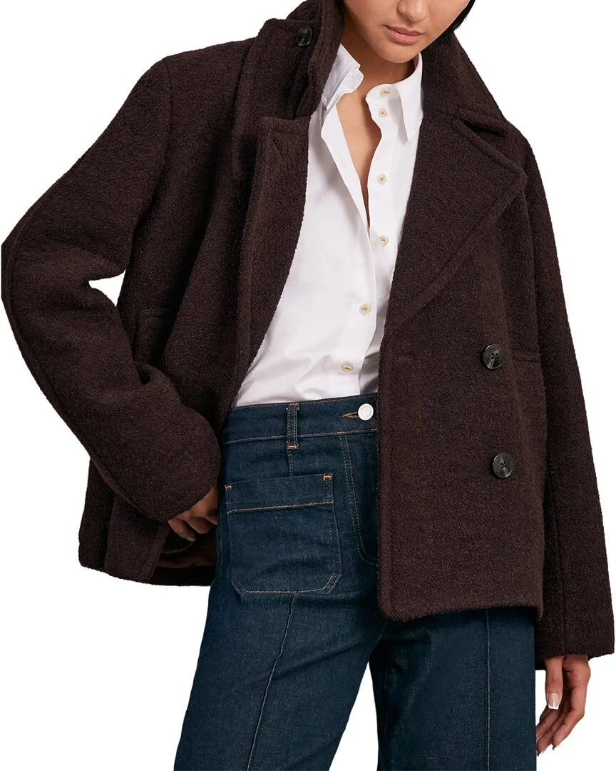 Addie Short Coat by Reiss