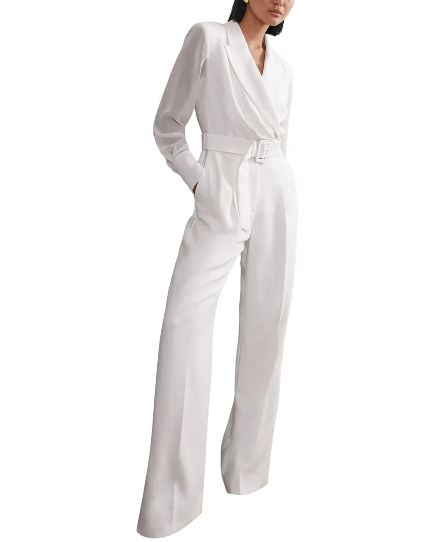 Flora Wide Leg Jumpsuit by Reiss
