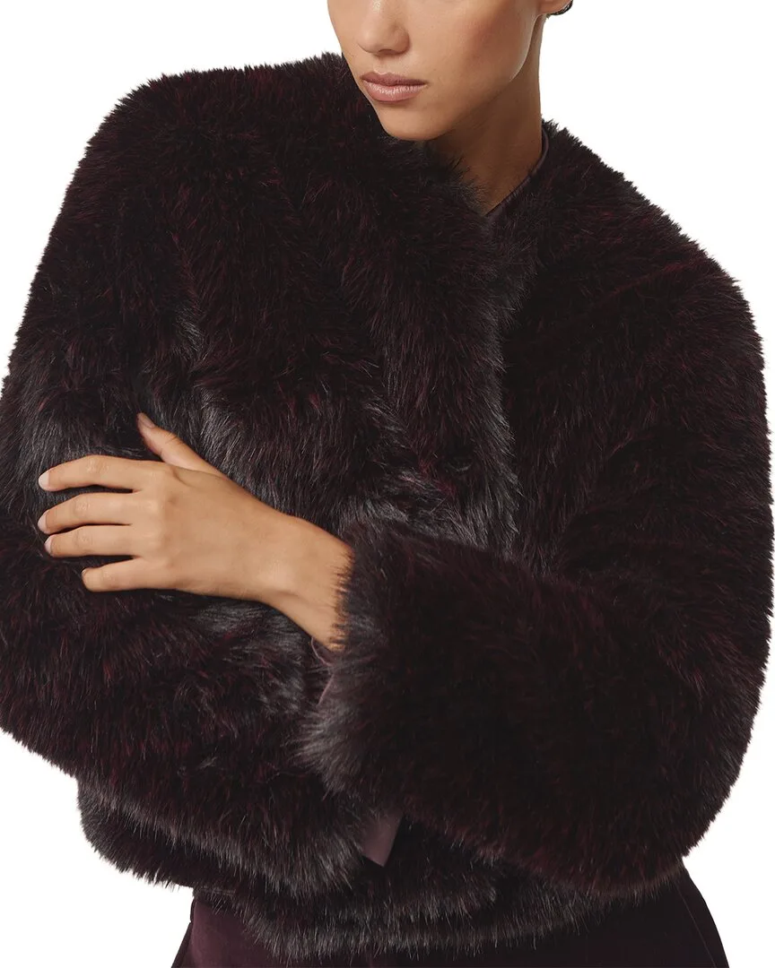 Marco Fur Coat by Reiss