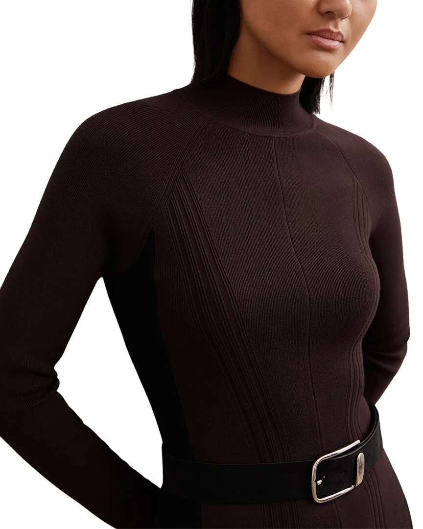 Zaya Knitted Dress by Reiss