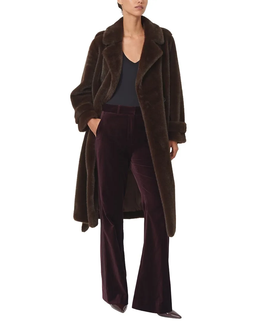 Cate Fur Coat by Reiss