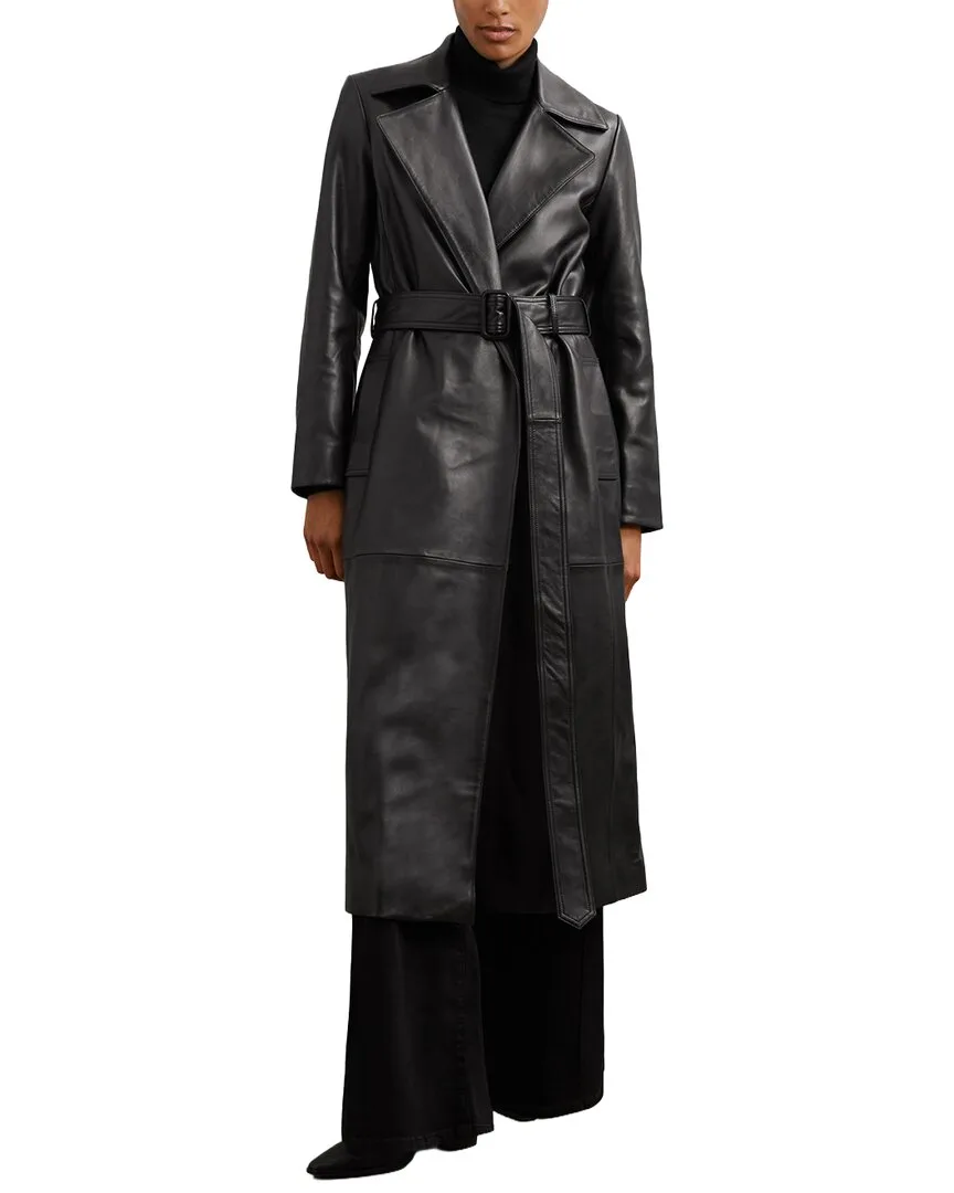Estee Leather Jacket by Reiss