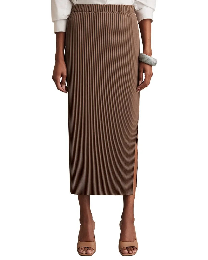 Pippa Pleated Skirt by Reiss
