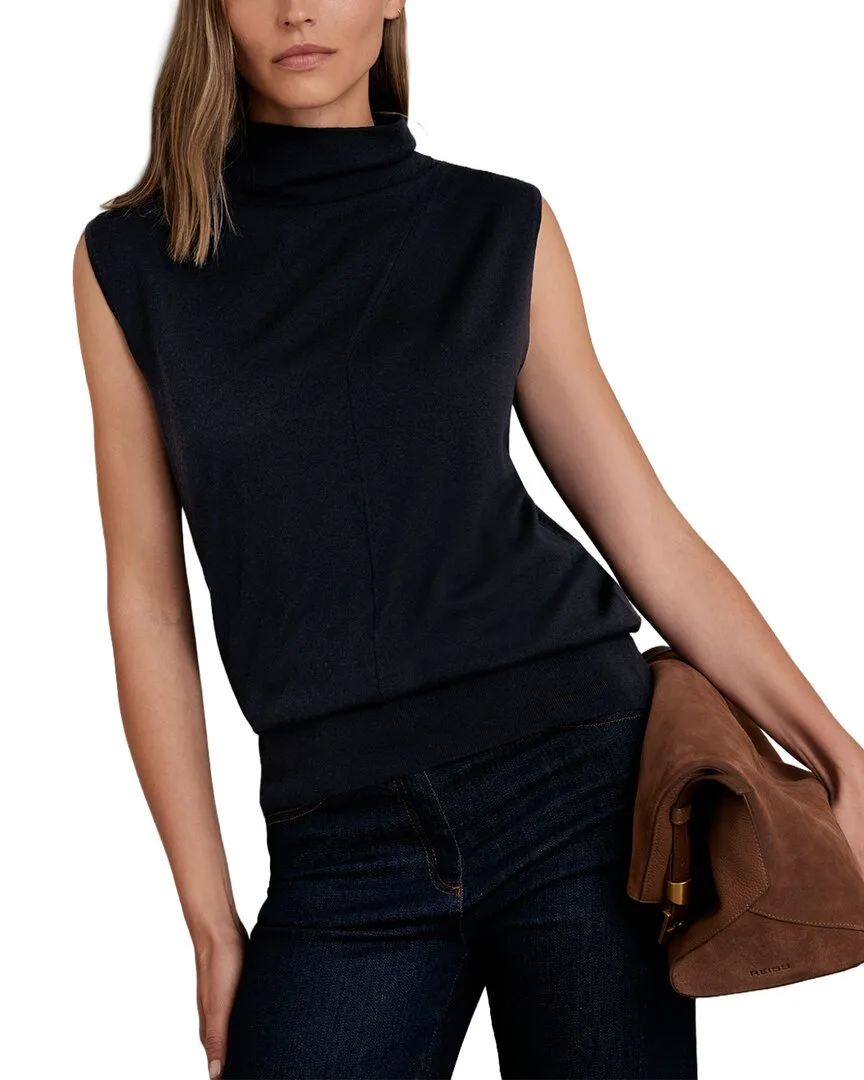 Harper Knit Cami Vest by Reiss