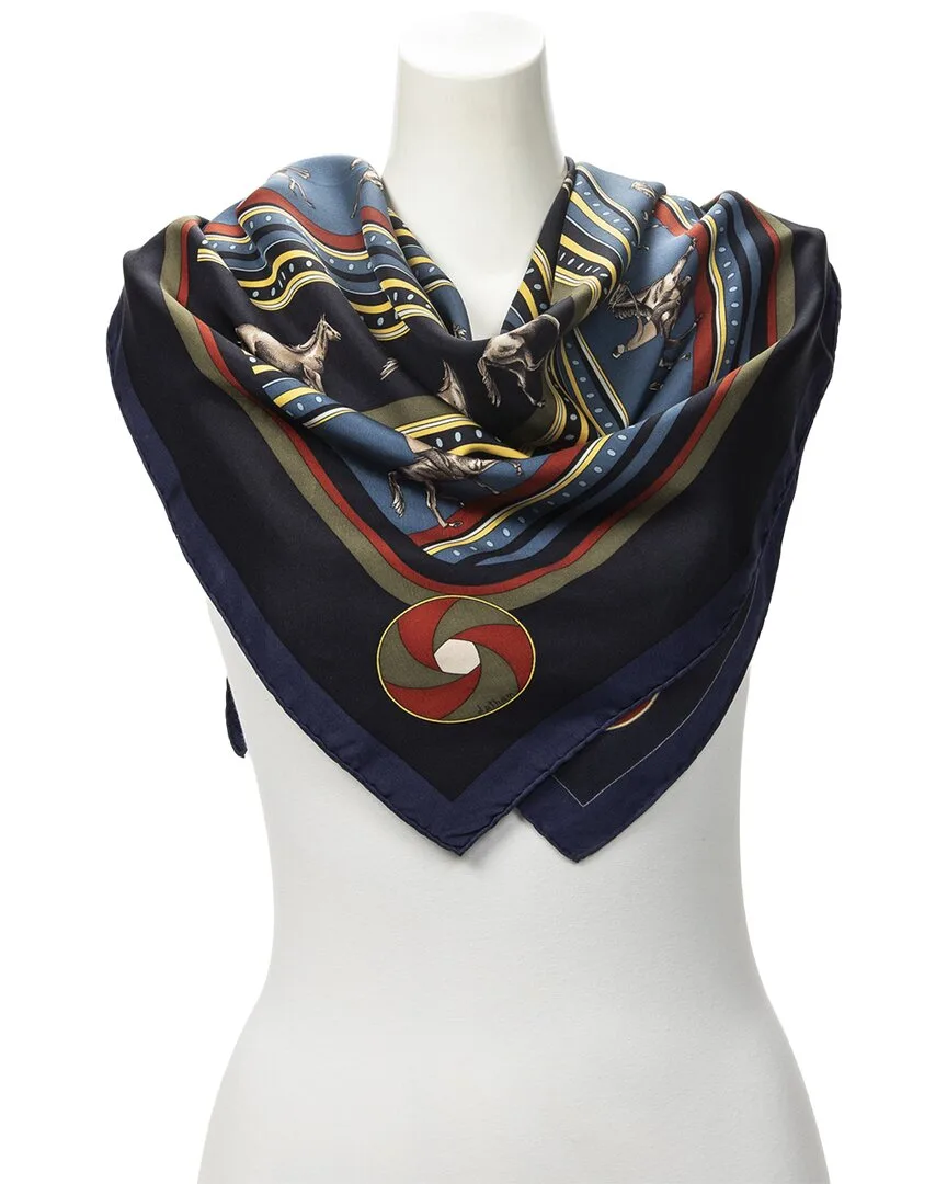 Sequences by Caty Latham Scarf (authentic Pre-Loved) by Herms