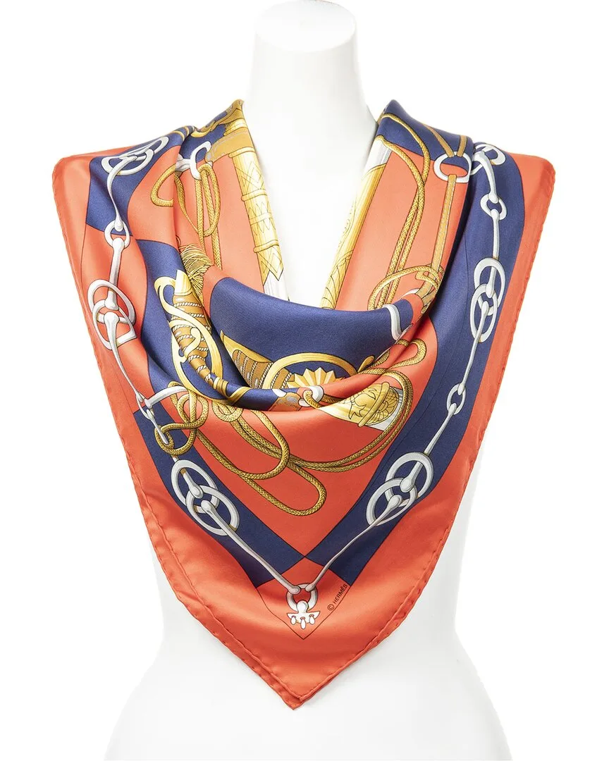 Cliquetis by Julia Abadie Scarf (authentic Pre-Loved) by Herms